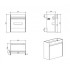Тумба с раковиной BelBagno Stile Moderno Pietra Mini 46 L Stone Тумба с раковиной BelBagno Stile Moderno Pietra Mini 46 L Stone