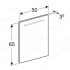 Geberit Зеркало Renova Compact 50*65 Geberit Зеркало Renova Compact 50*65