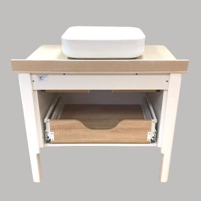 Тумба с раковиной Comforty Лондон 90-2 белый глянец с бежевой столешницей (раковина Comforty T-Y9378) Тумба с раковиной Comforty Лондон 90-2 белый глянец с бежевой столешницей (раковина Comforty T-Y9378)