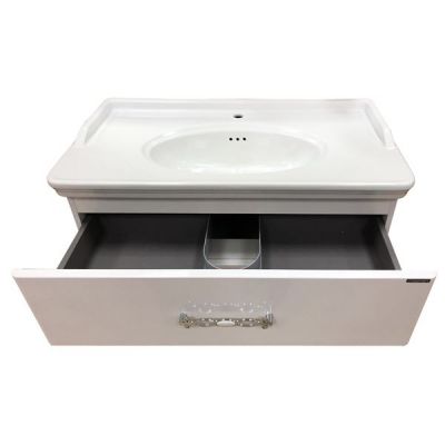 Комплект мебели Comforty Неаполь 100 белый глянец (раковина Comforty 50110) Комплект мебели Comforty Неаполь 100 белый глянец (раковина Comforty 50110)