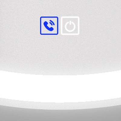 Зеркало BelBagno Stile Moderno SPC-RNG-700-LED-TCH-PHONE 70 с bluetooth-модулем, микрофоном и динамиками Зеркало BelBagno Stile Moderno SPC-RNG-700-LED-TCH-PHONE 70 с bluetooth-модулем, микрофоном и динамиками
