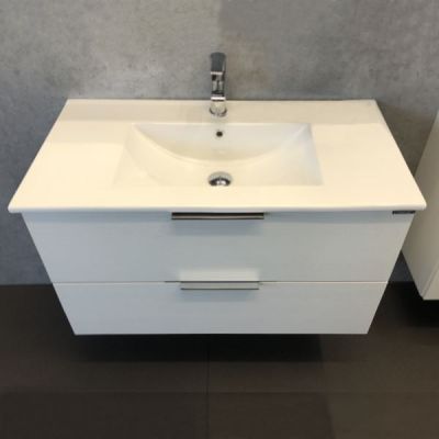 Комплект мебели Comforty Бруклин 90 сосна белая (раковина Comforty 90E) Комплект мебели Comforty Бруклин 90 сосна белая (раковина Comforty 90E)