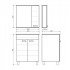 Тумба с раковиной Comforty Модена М 60 белый матовый (раковина Quadro 60) Тумба с раковиной Comforty Модена М 60 белый матовый (раковина Quadro 60)