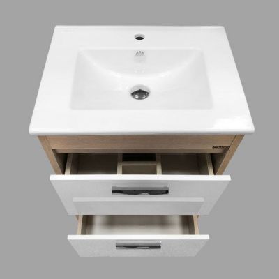 Комплект мебели Comforty Тулуза 60 сосна лоредо (раковина Quadro 60) Комплект мебели Comforty Тулуза 60 сосна лоредо (раковина Quadro 60)