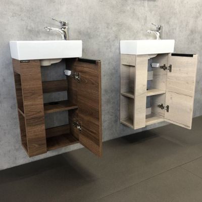 Комплект мебели Comforty Матэ 40 дуб темно-коричневый (раковина Cersanit Crea 40) Комплект мебели Comforty Матэ 40 дуб темно-коричневый (раковина Cersanit Crea 40)
