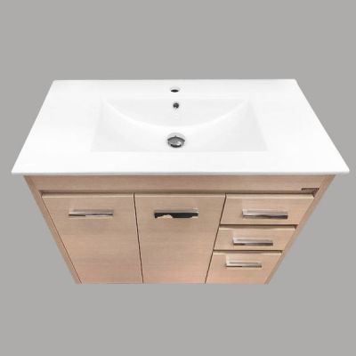 Тумба с раковиной Comforty Марио 90 сосна лоредо (раковина Quadro 90) Тумба с раковиной Comforty Марио 90 сосна лоредо (раковина Quadro 90)
