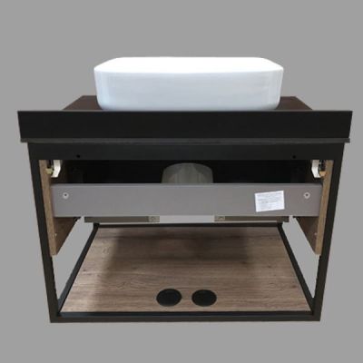 Комплект мебели Comforty Кельн 75 дуб темный с черной столешницей (раковина Comforty T-Y9378) Комплект мебели Comforty Кельн 75 дуб темный с черной столешницей (раковина Comforty T-Y9378)